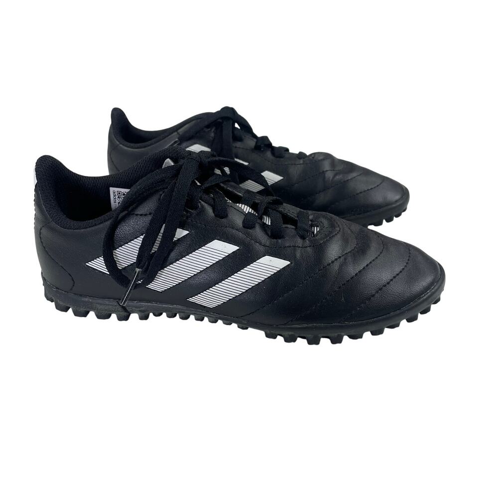Adidas Goletto VIII Turf Shoes Black White Striped Boys 3
